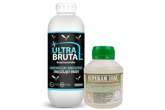 Innowacyjny preparat na komary Ultra Brutal 1000 ml + utrwalacz do oprysku 250 ml