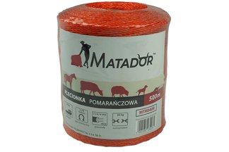 Linka (drut, plecionka, splotka) 500m (pomarańczowa) Matador