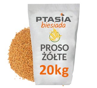 Proso żółte Ptasia Biesiada™- pokarm dla papug i ptaków dzikich zimujących 20kg