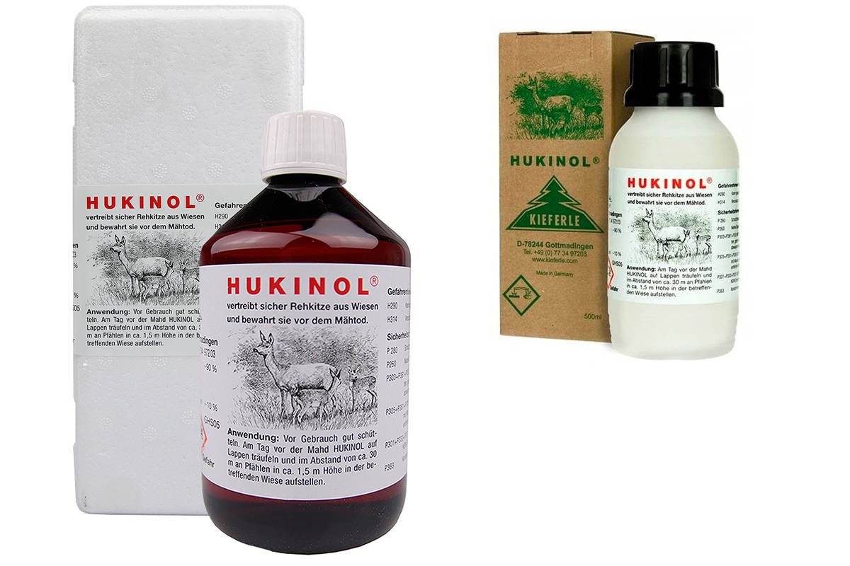 Hukinol 0,5l - Skuteczny zapachowy odstraszacz na dziki i zwierzynę płową 