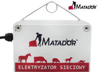 Elektryzator sieciowy Matador MTR5000 5J na bydło, dziki, owce i jelenie + zasilacz